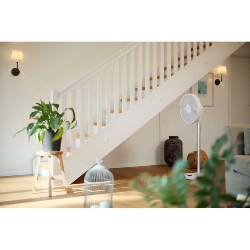 Ecofort Standventilator ecoQ SilentAir Grande – 13 Stufen, oszillierend, Timer, Fernbedienung, 28 W, 58 dB(A)