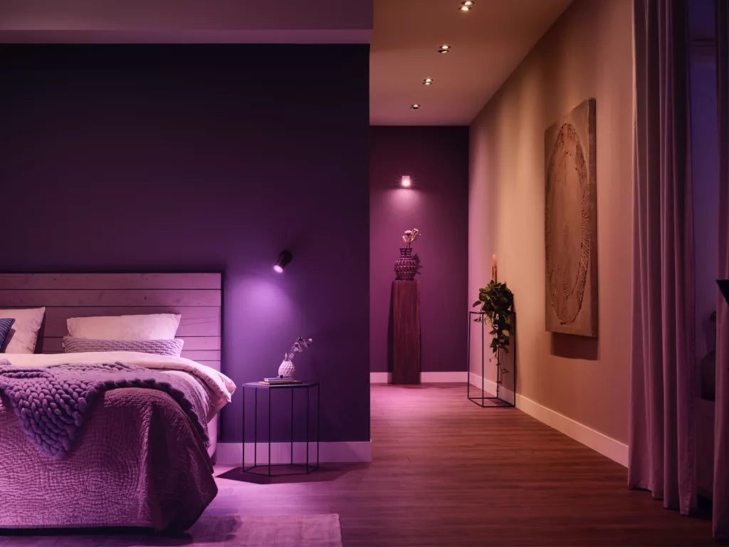 Philips Hue White & Colour Ambiance Starterset GU10 3er – 400 lm, inkl. Bridge, für Bluetooth & Apple HomeKit