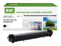 esr 17A (CF217A) Schwarzer Toner – Kompatibel – 1'600 Seiten – für HP