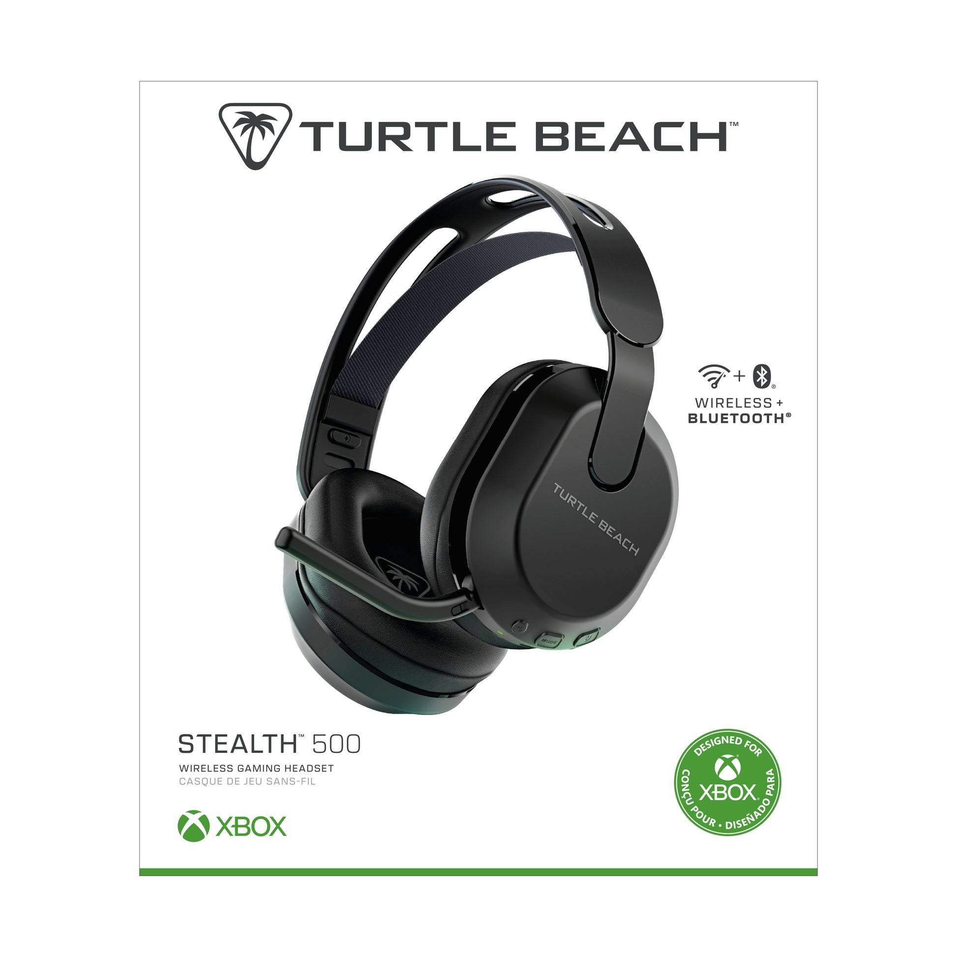 Turtle Beach Stealth 500 – Kabelloses Gaming-Headset – 2,4 GHz & Bluetooth 5.2 – Schwarz