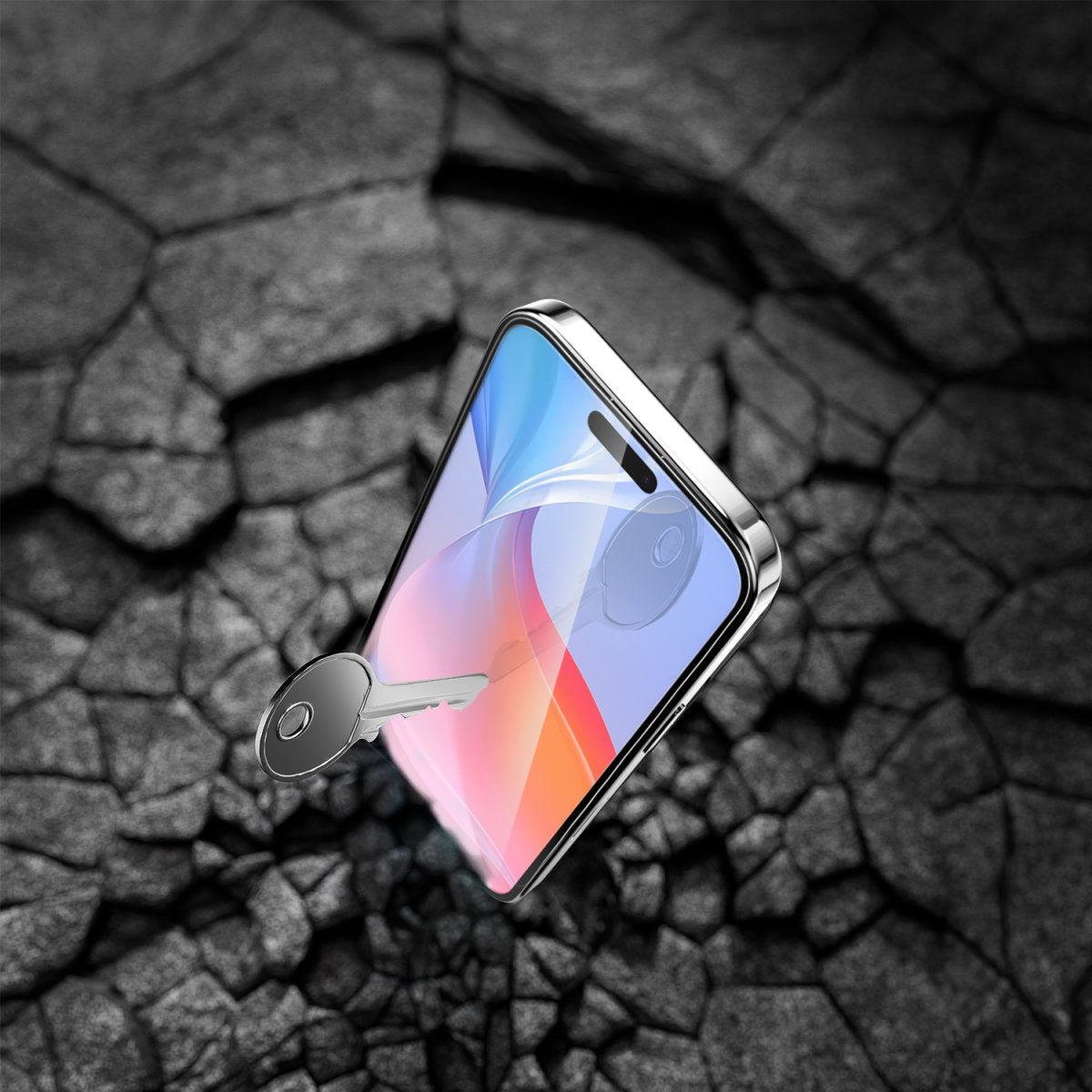 4smarts Displayschutz (Panzerglas), Case Friendly – für iPhone 16 – mit Applikator