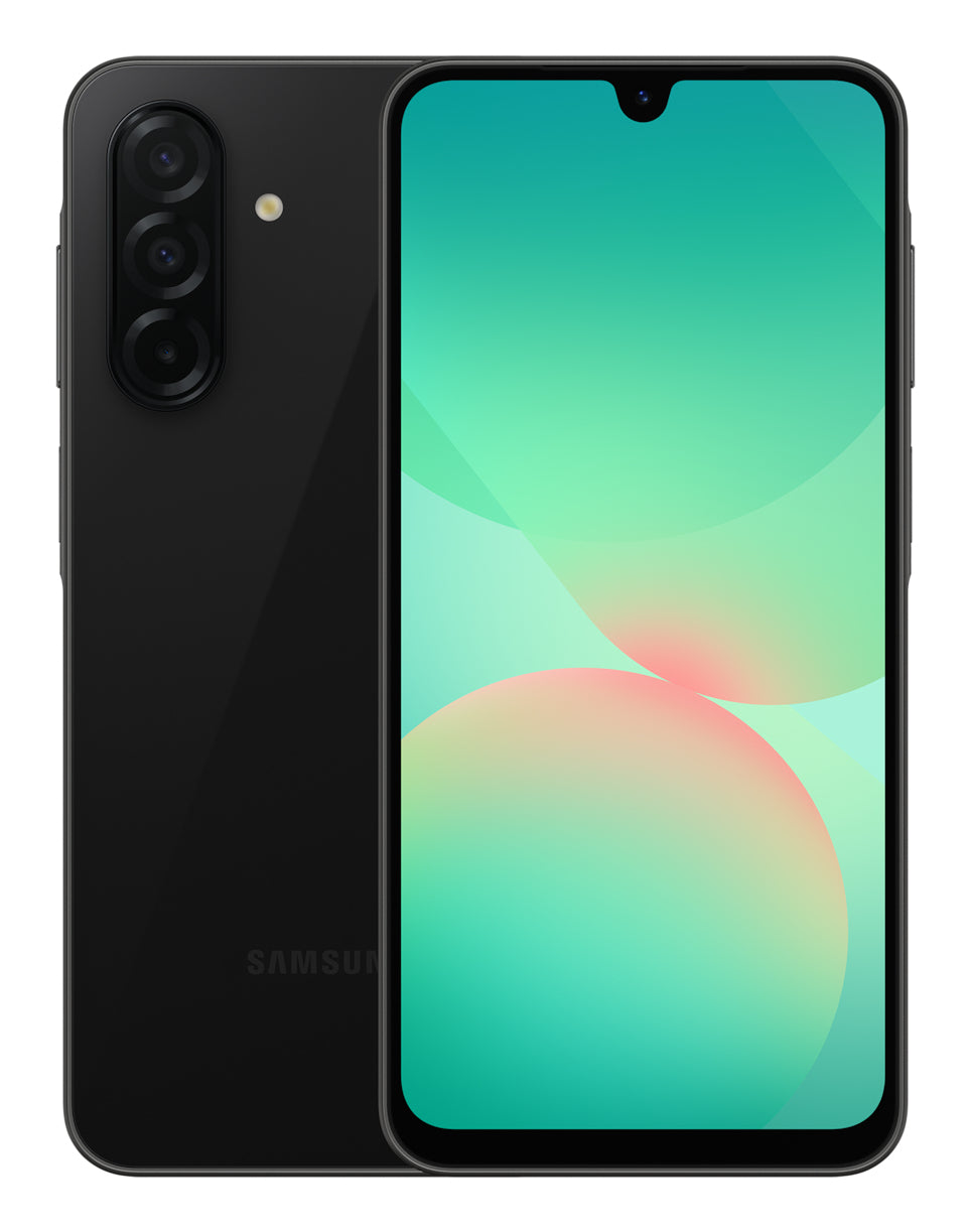 Samsung Galaxy A26 5G – schwarz, 6,7", 1080 × 2340, Android 15, 128 GB, 6 GB, Dual-SIM, IP67