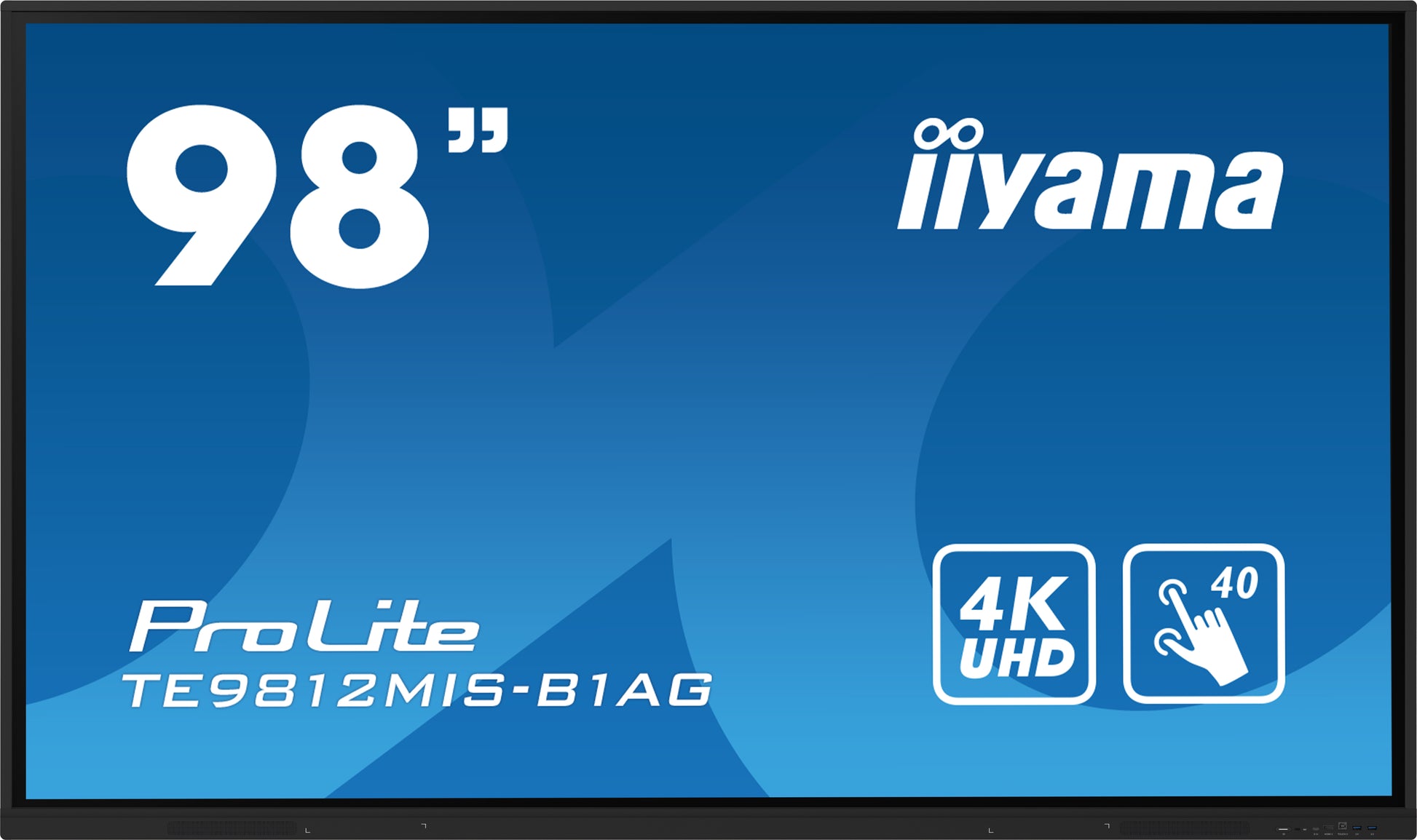 iiyama TE9812MIS-B1AG – Interaktives Touch-Display, 97,5", Ultra HD 4K