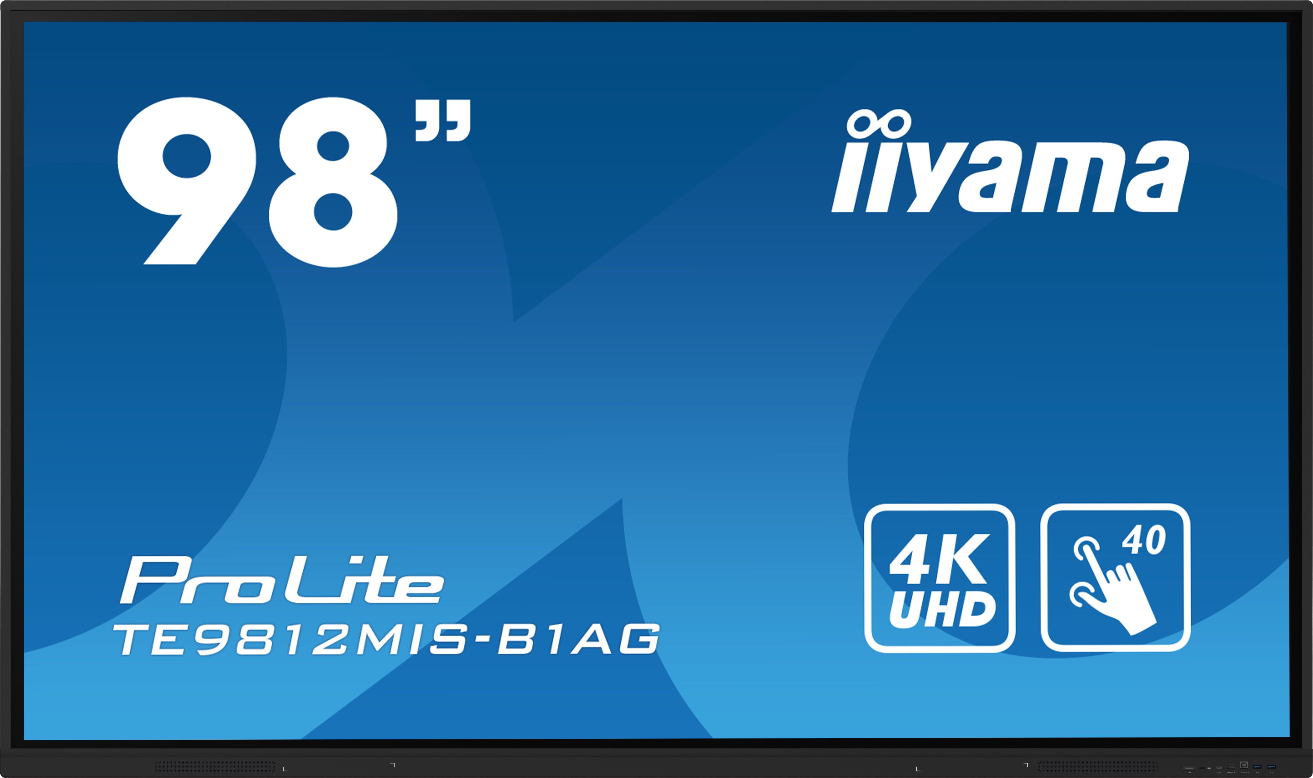 iiyama TE9812MIS-B1AG – Interaktives Touch-Display, 97,5", Ultra HD 4K