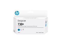 HP Tintenpatrone 738M, Cyan, 130 ml