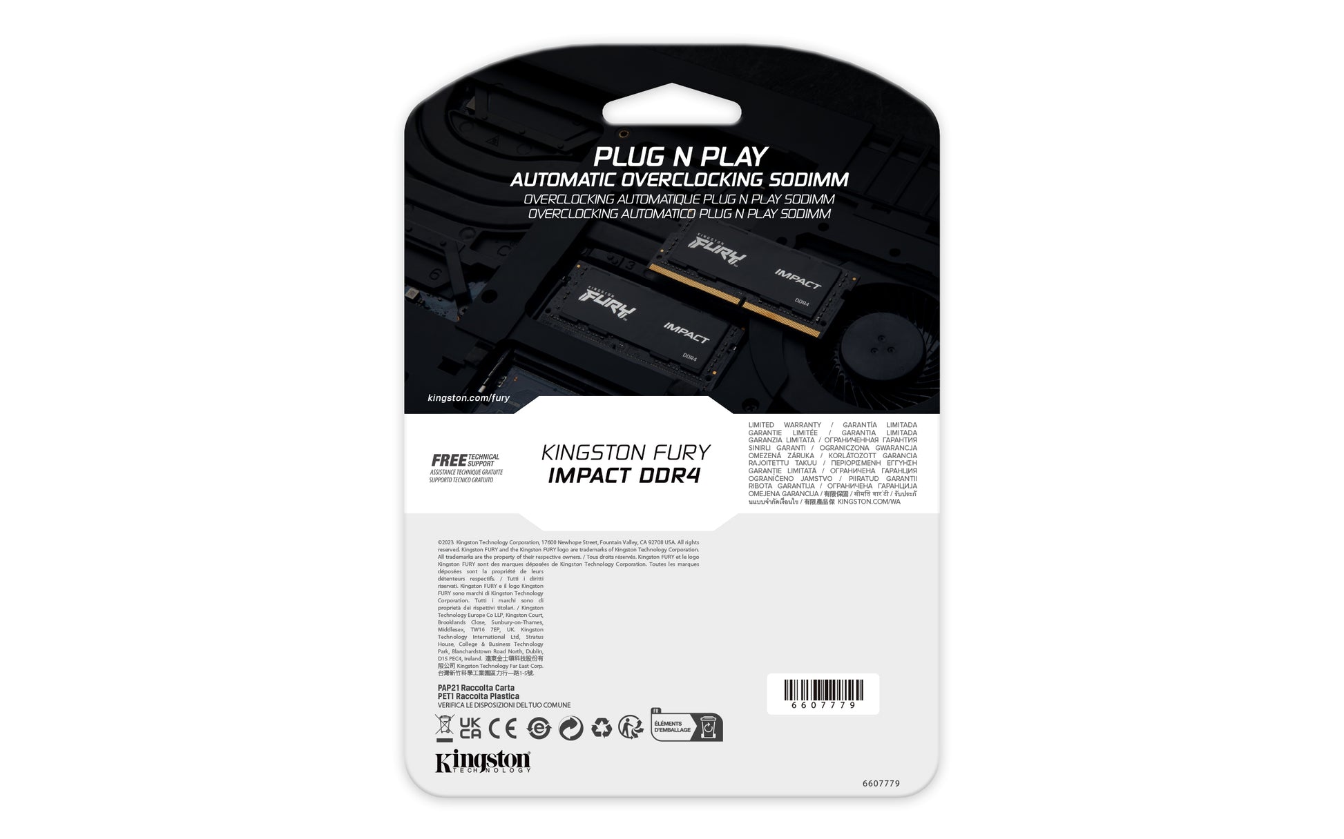 Kingston Technology Kingston FURY Impact – SO-DIMM – 32 GB DDR4 3200 MT/s SO-DIMM CL20, 1×32 GB, Schwarz