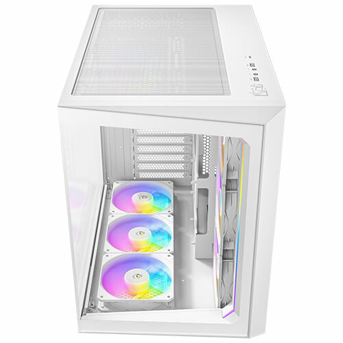 Antec Constellation C5 – PC-Gehäuse – Midi-Tower, 7×120 mm Lüfter, USB-C 3.2 Gen 2, für ATX, ITX, micro-ATX