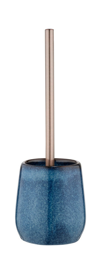 WENKO WC-Bürstenset – Keramik, Blau, H 40 cm, Ø 7,5 cm