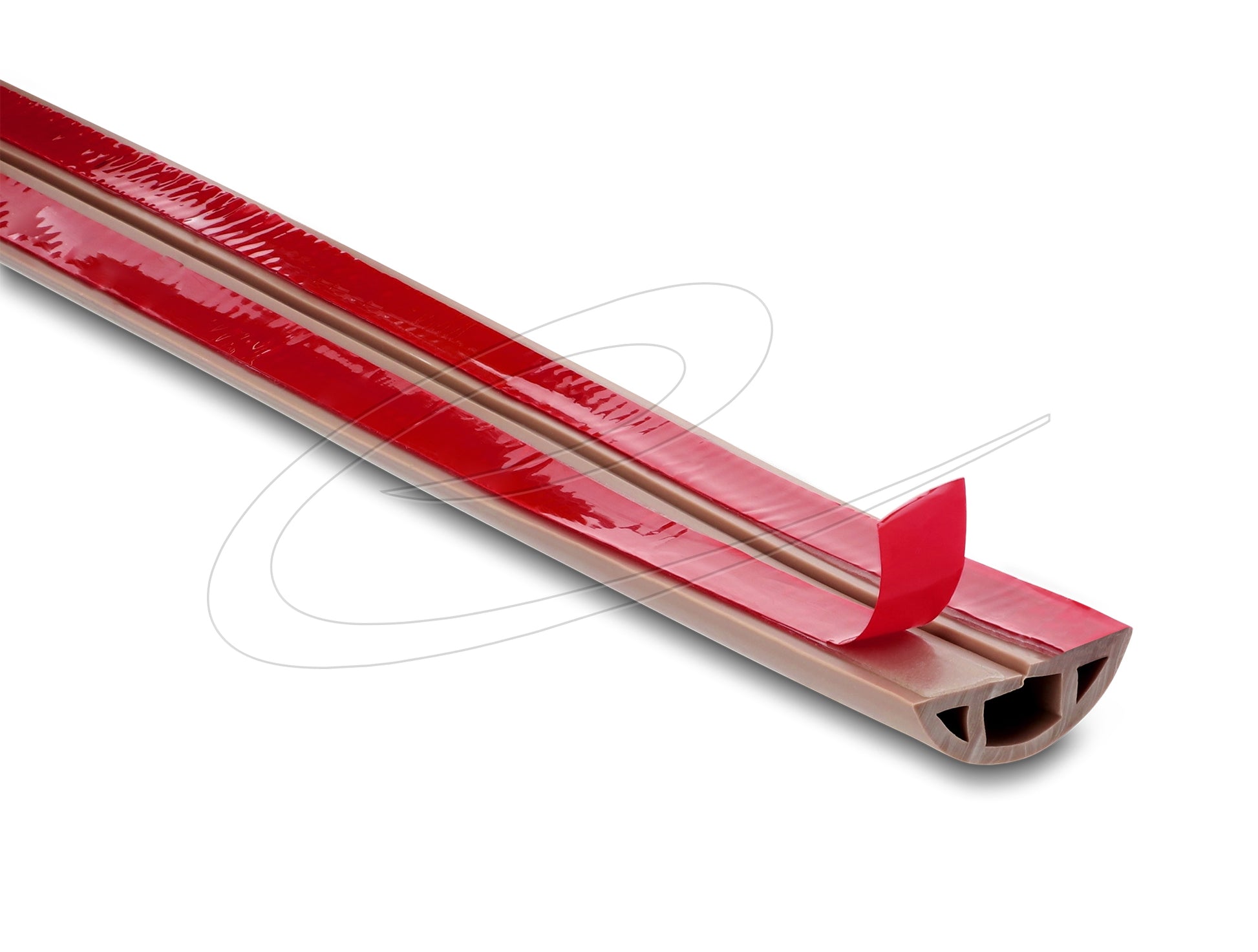 DeLOCK 20763 Wandkanal – 30 × 10 mm – 2 m – PVC – Braun, selbstklebend