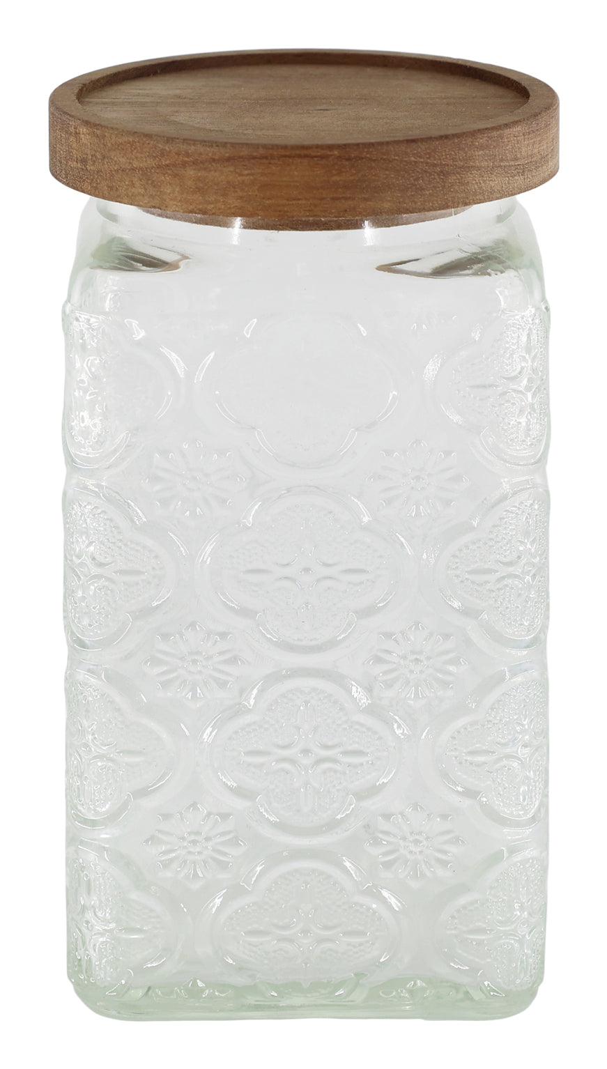 Chic Antique Vorratsdose 1 l, 10 × 10 × 18 cm, Glas, Transparent
