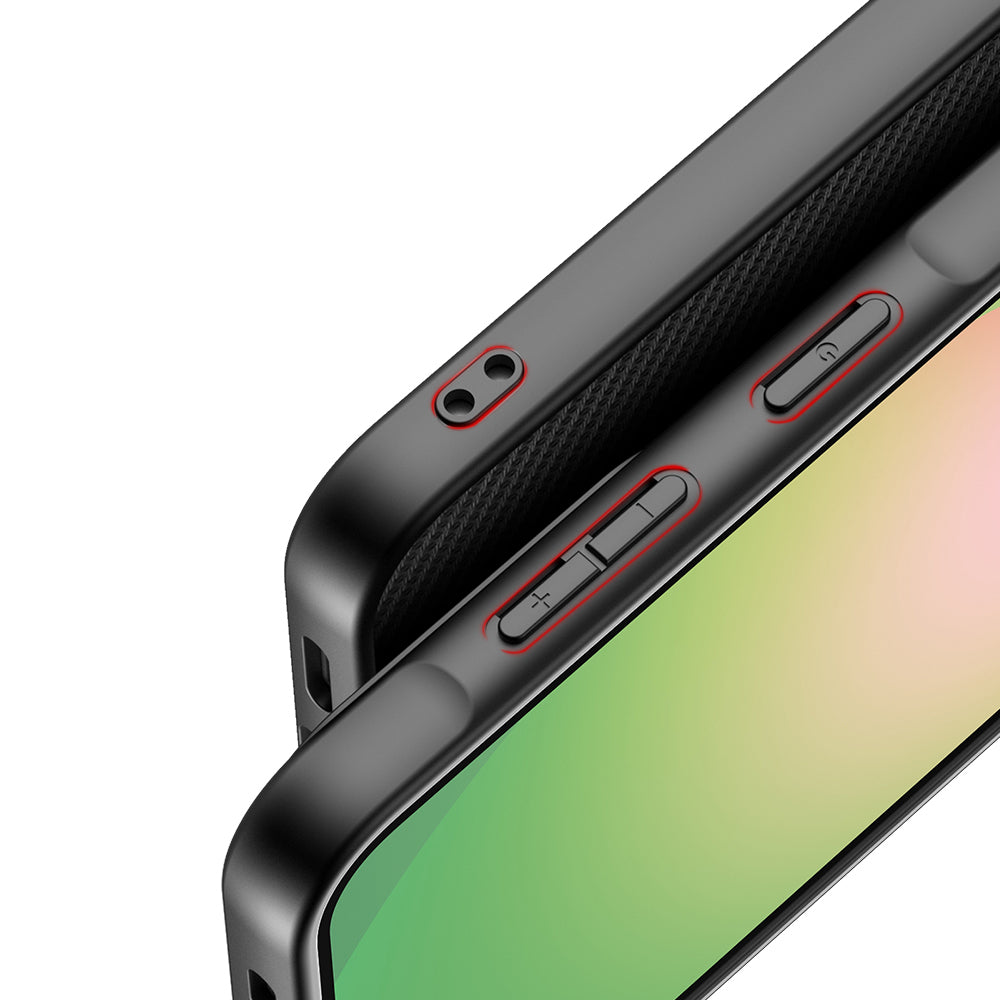 nevox StyleShell NYLO – Backcover – für Samsung Galaxy A57 5G, Nylon+TPU, Schwarz