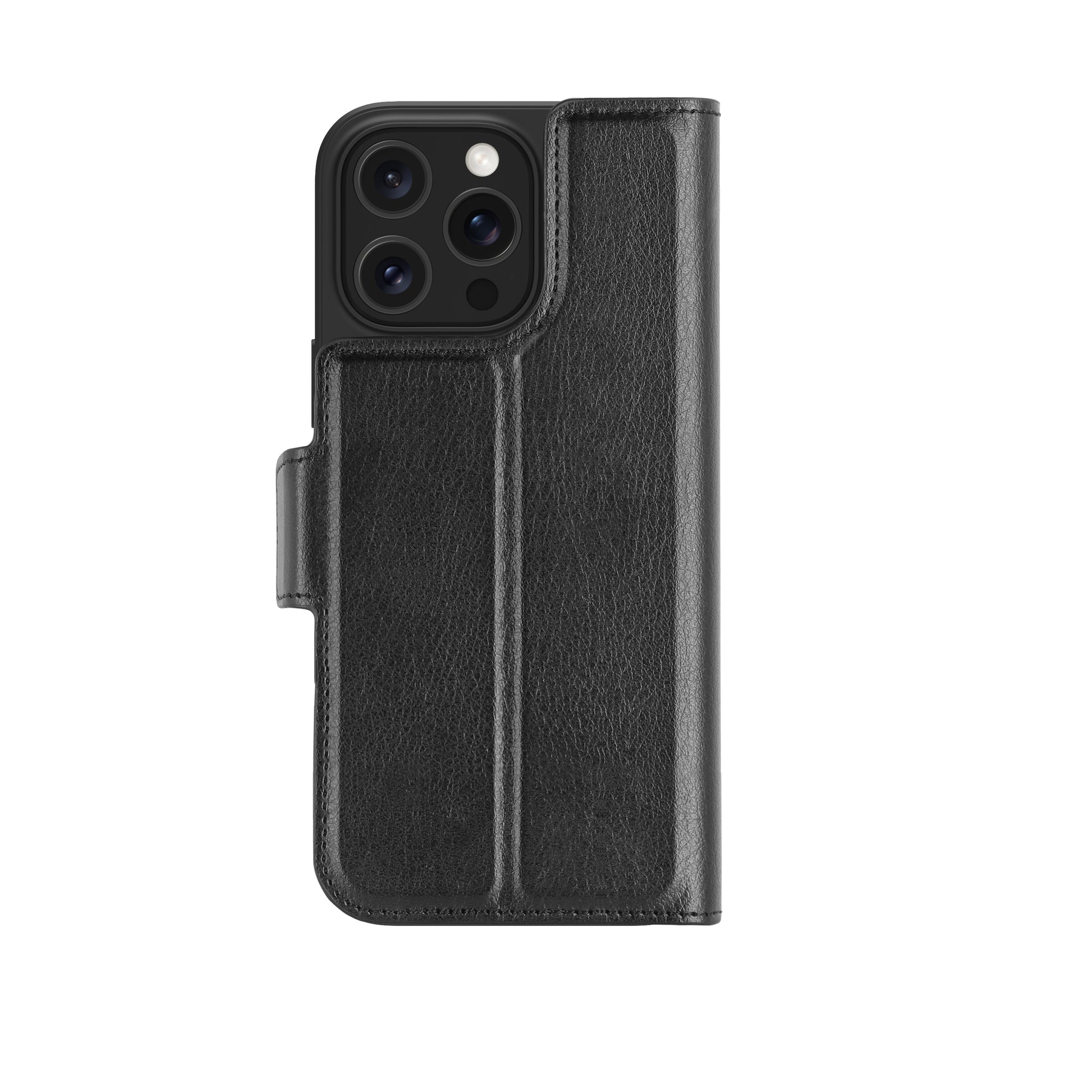 dbramante1928 Oslo Pro Folio – für Apple iPhone 16 Pro Max, mit Ständer, mit Kartenfach, PU, Schwarz