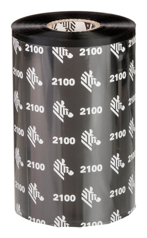 Zebra Thermotransferband – Wachs (2100), 220 mm × 450 m