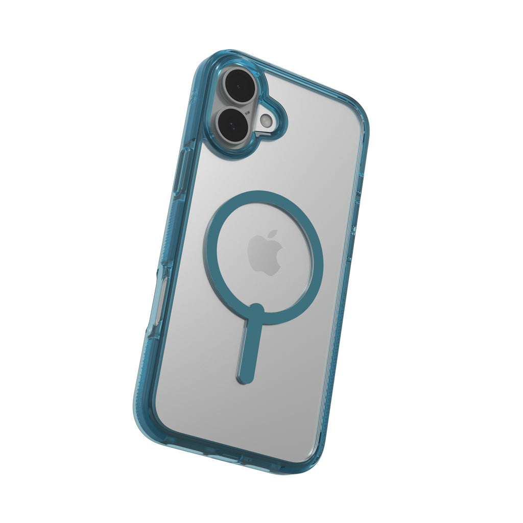 ZAGG Backcover Snap – für Apple iPhone 16 Plus – Retro Blau Santa Cruz
