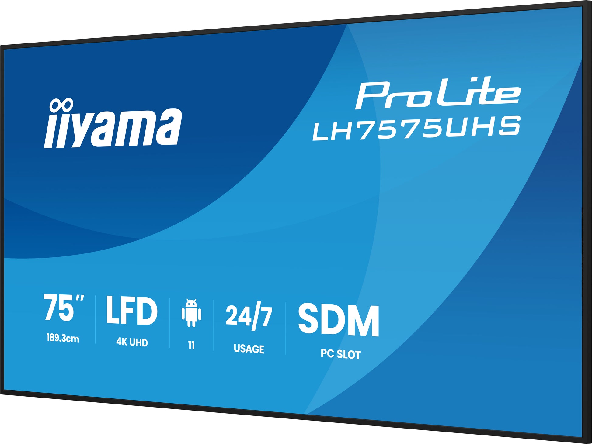 iiyama ProLite LH7575UHS-B2AG – Signage-Display, 75", Ultra HD 4K, 500 cd/m²