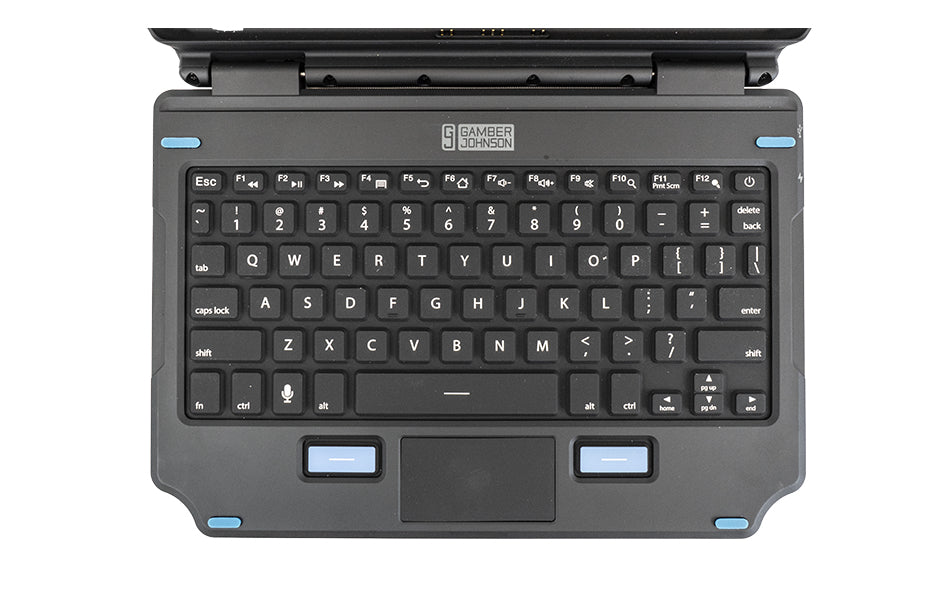 Gamber-Johnson Tastatur, DE-Layout (DE), beleuchtet – für Samsung Galaxy Tab Active Pro & Galaxy Tab Active4