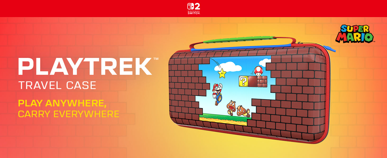 Turtle Beach Etui – für Nintendo Switch 2/Switch/Switch OLED – 300×155×58 mm – mehrfarbig – Mario Bricks