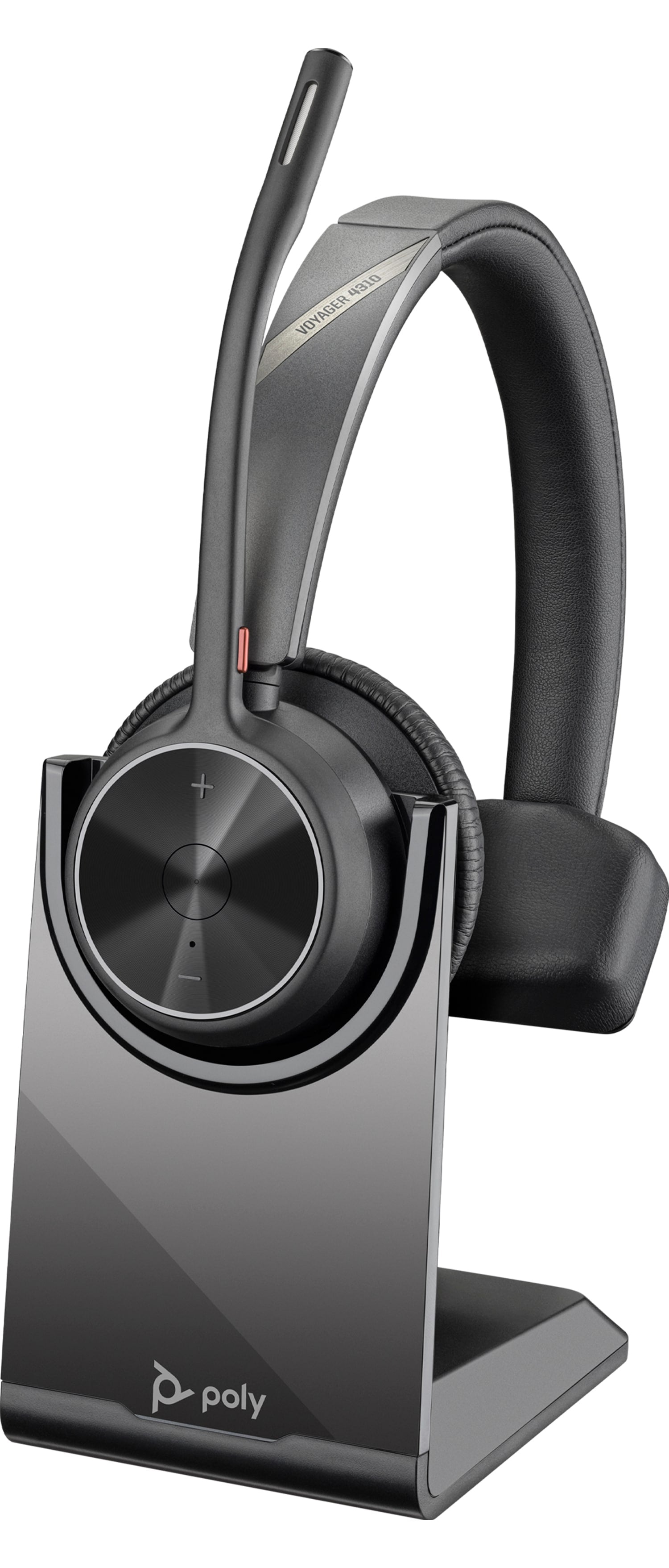 Poly Voyager 4310 – Over-Ear Headset – DECT/Bluetooth/USB-C – Boom-Mikrofon, BT700-Dongle, Ladestation