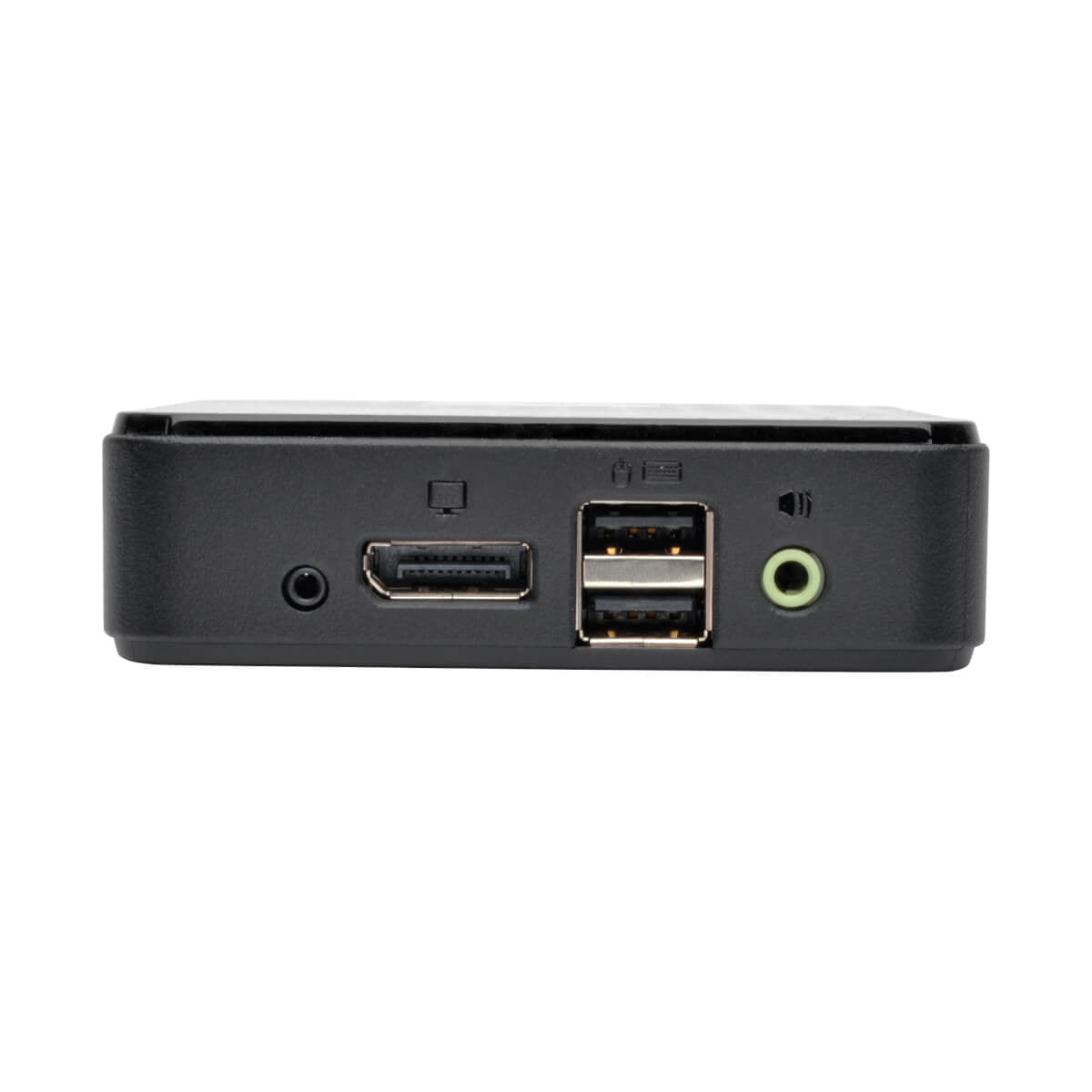 Tripp Lite B004-DP2UA2-K – 2-Port DP KVM-Switch – 3840 × 2160, USB 2.0-Hub, Audio