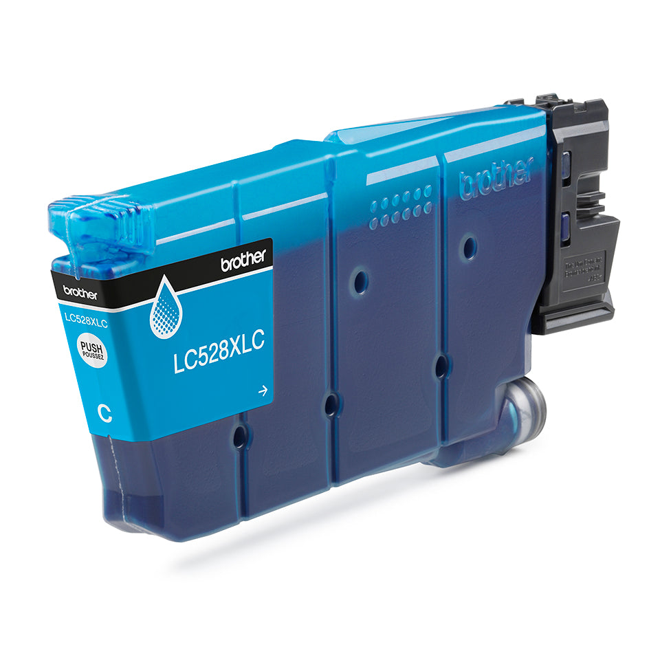 Brother LC528XLC Cyan Tintenpatrone (Original) – 10'000 Seiten – für MFC-J6560DW/6760DW/6960DW …