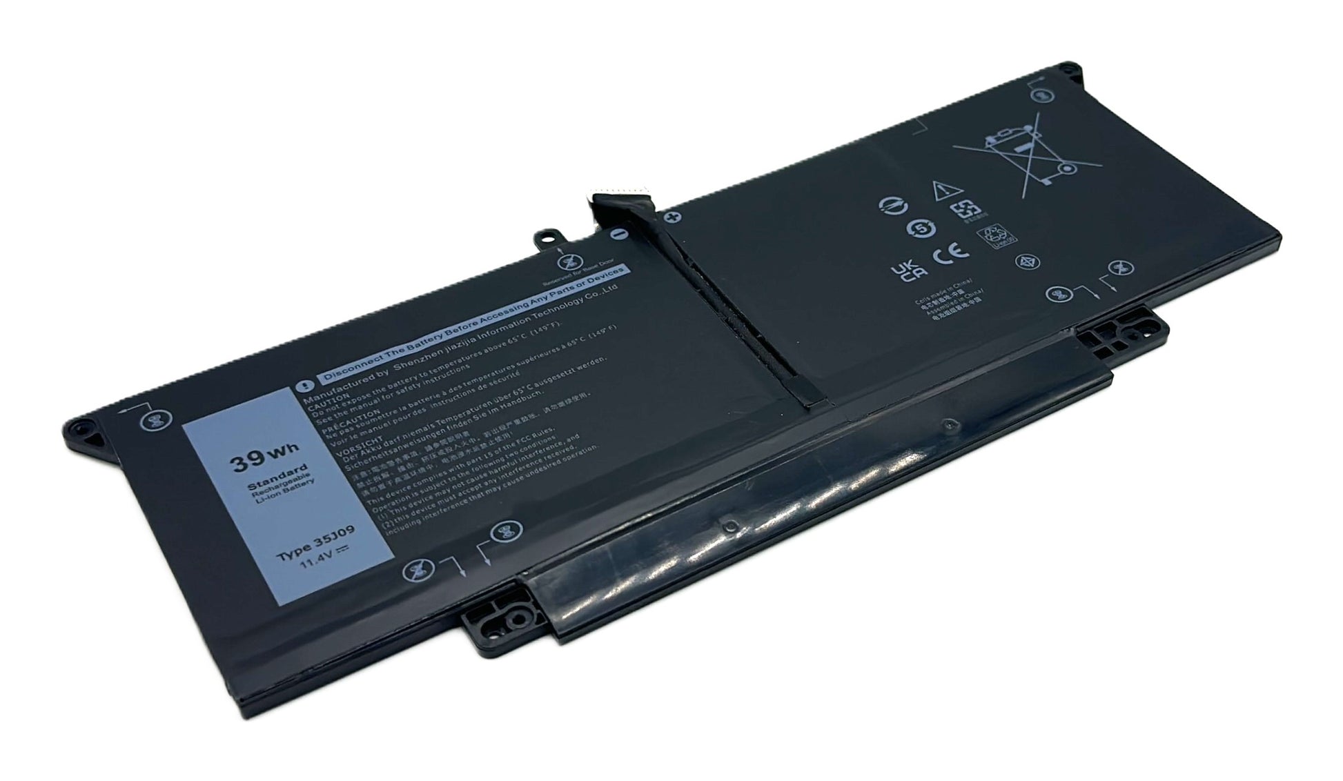 Vistaport Notebook-Akku – für Latitude 7410, Latitude 7310 – 39 Wh, 11,4 V – Schwarz