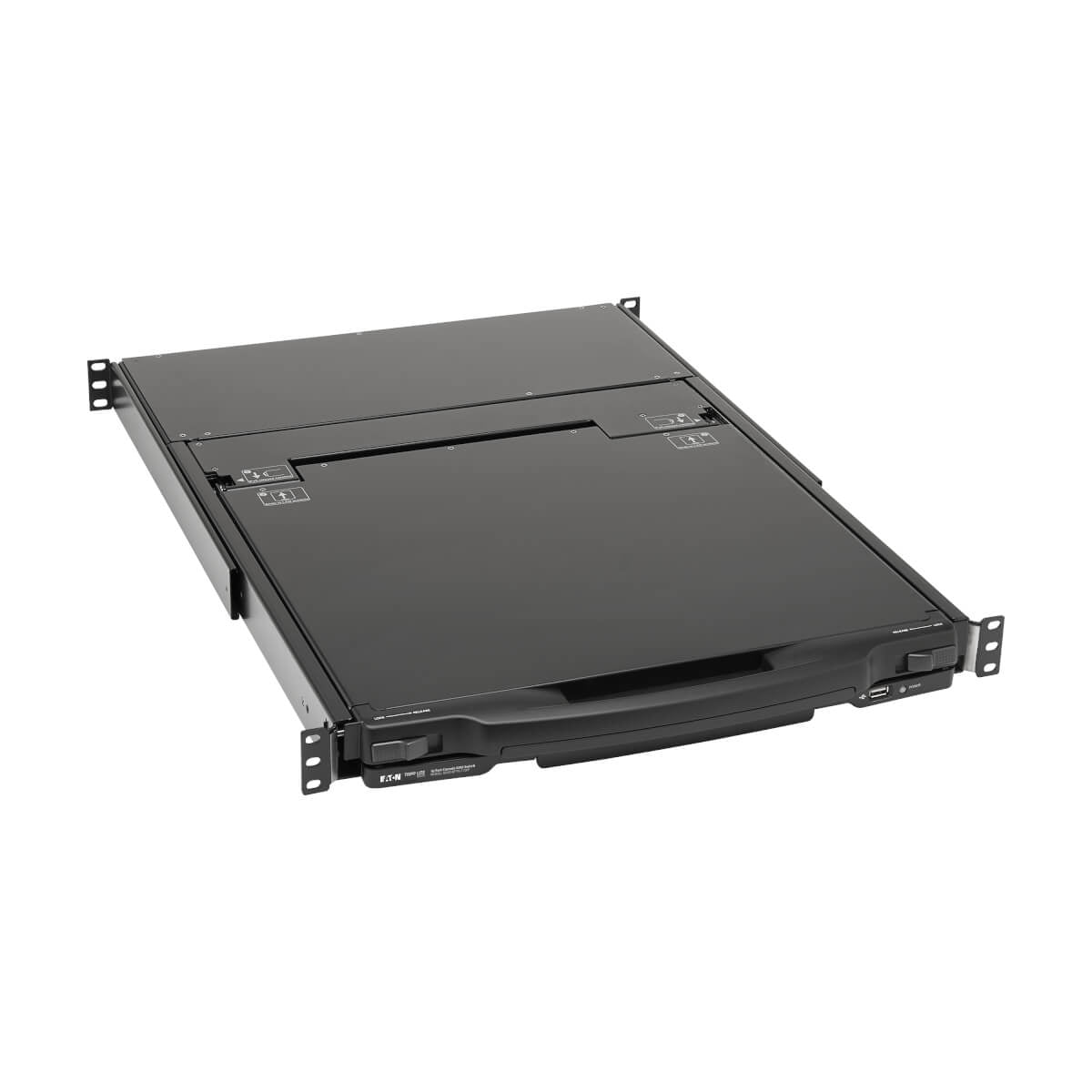 Tripp Lite B030-DP16-17DIP – 17" Rack-LCD-Konsole – 16-Port DisplayPort KVM, 1920 × 1080, USB 2.0-Hub, 1U