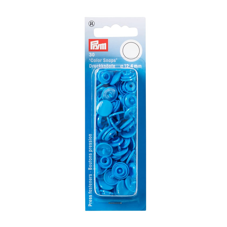 Prym Knöpfe Ø 12,4 mm – Polyoxymethylen (POM), grau, 30 Stück
