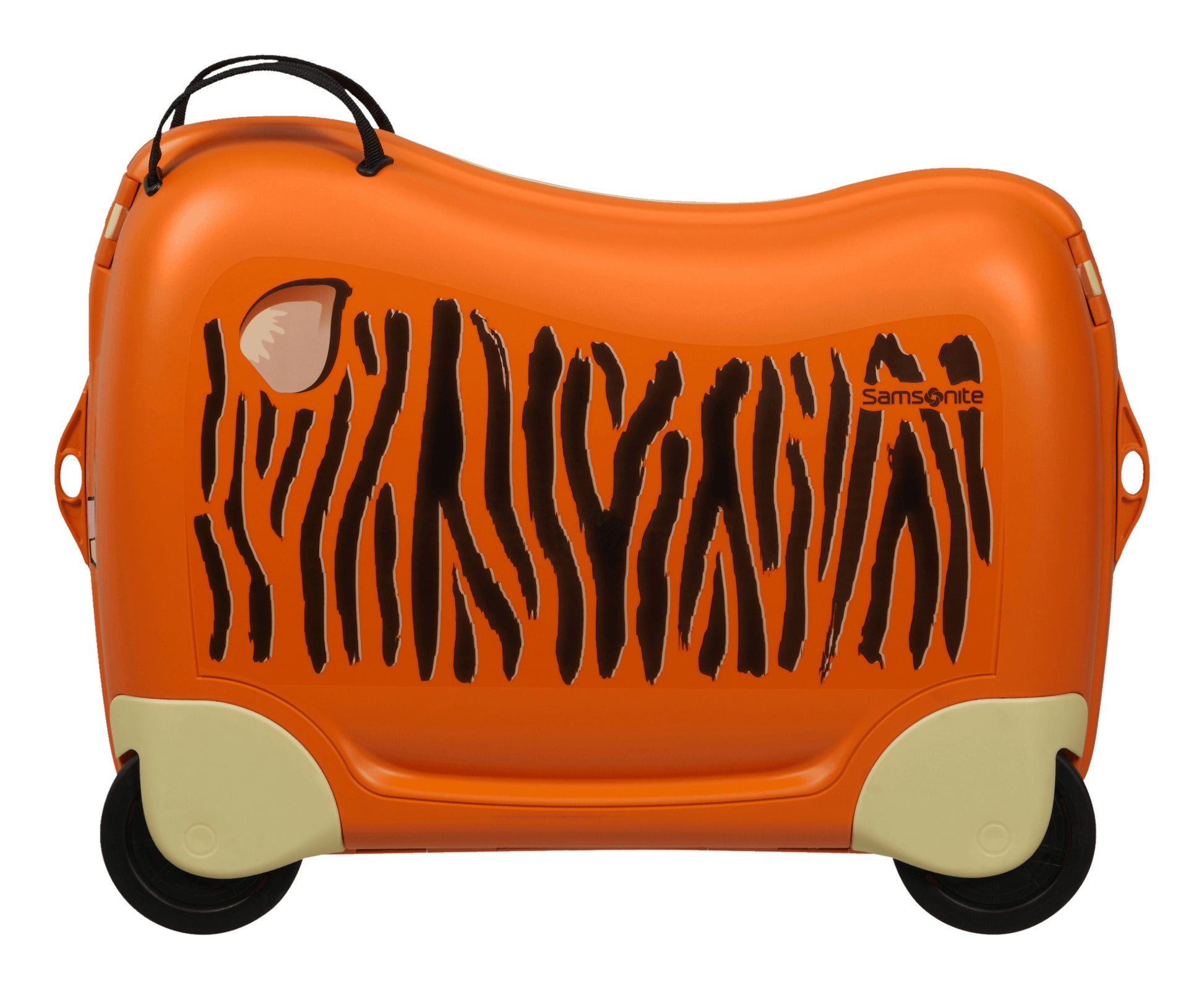 Samsonite Ride-on-Kindertrolley Handgepäck – 30 l, Hartschale PP, 4 Rollen, Tiger T., 52 × 38 × 21 cm