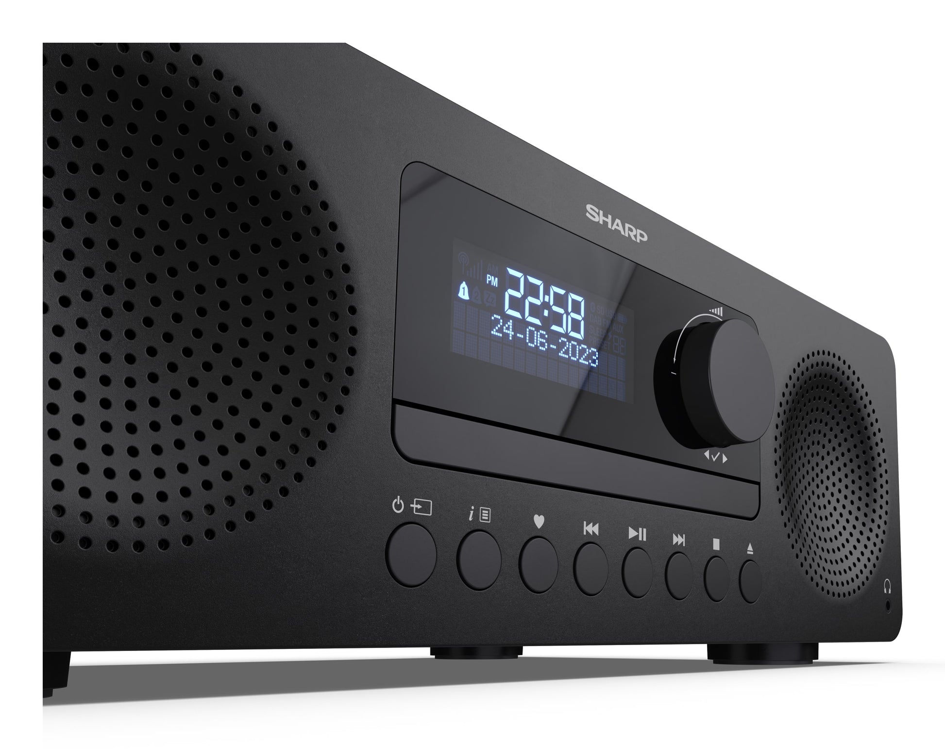 Sharp XL-B720D – Heim-Audio-Mikrosystem, Schwarz