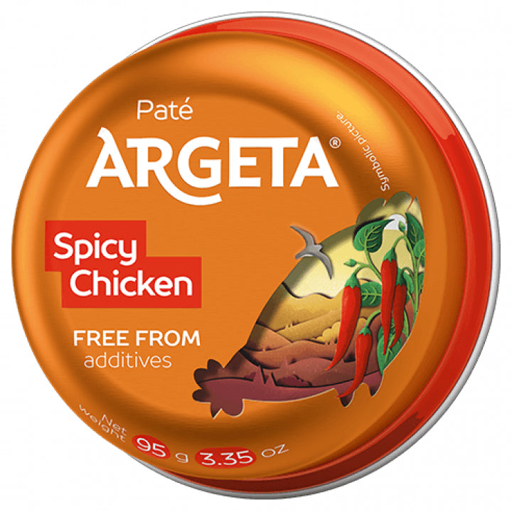 Argeta Geflügelpastete Poulet pikant, glutenfrei – 4×95 g