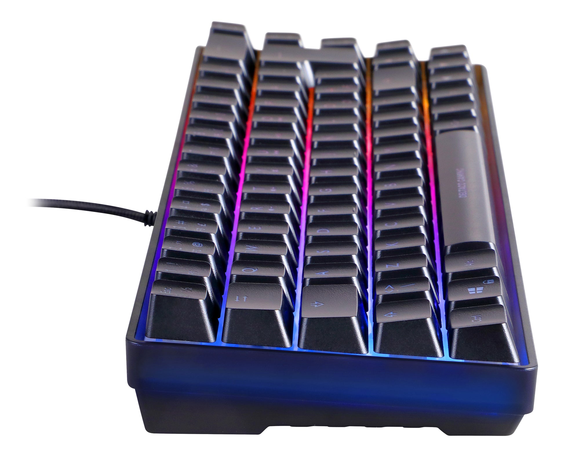 Deltaco Gaming GAM-158-CH – Gaming-Tastatur 60% – Membran, RGB – USB-A kabelgebunden – QWERTZ (CH)