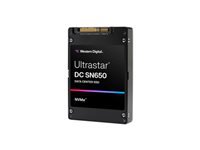 Western Digital Ultrastar SN650 7,68 TB – U.3, PCIe 4.0, NVMe, 6,5 GB/s Lesen, 1,9 GB/s Schreiben