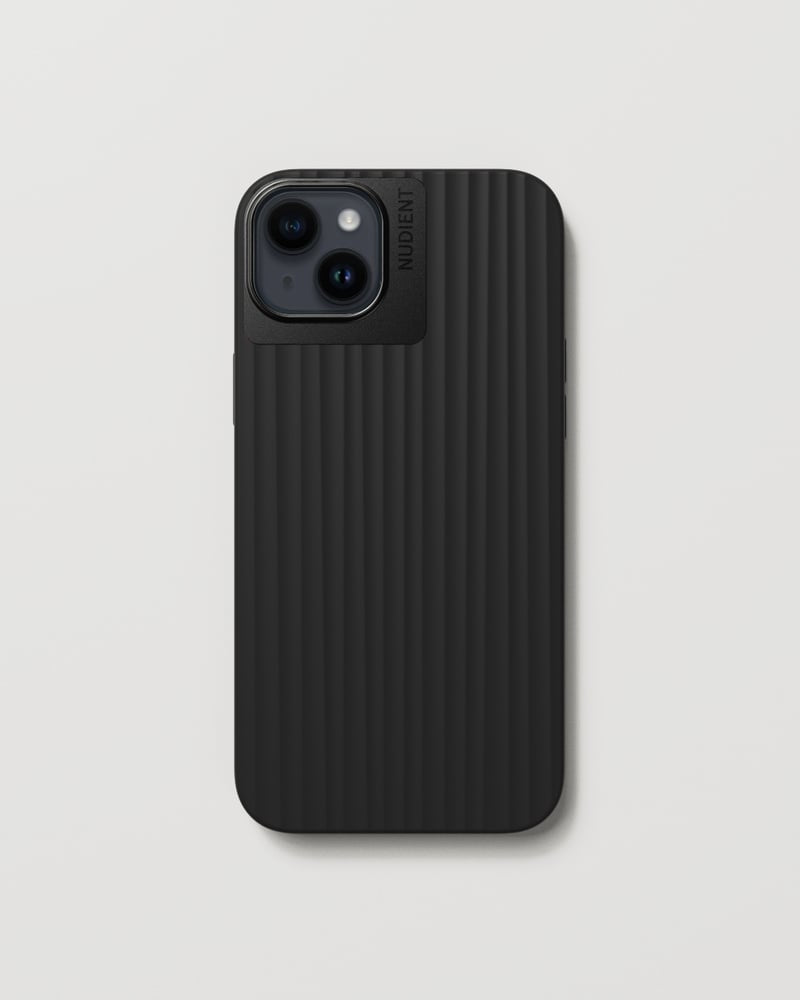 Nudient Bold – Rückcover – für Apple iPhone 14 Plus, PC, Anthrazit Schwarz