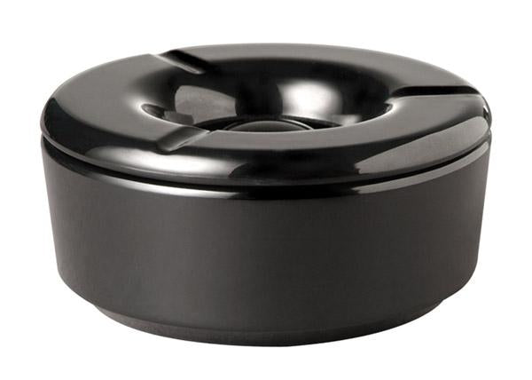 APS-Germany APS Aschenbecher rund – Schwarz – Ø 11,5 cm × 5 cm – Melamin – 1 Stk