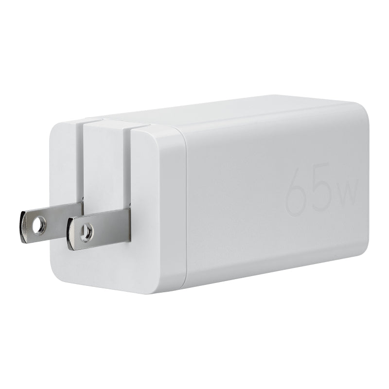ASUS AC65-05 USB-Ladegerät 65 W – USB-C×2 – PD 3.0, PPS, QC 4, GaN – EU-Stecker (Typ C), 1,5 m Kabel – Weiss