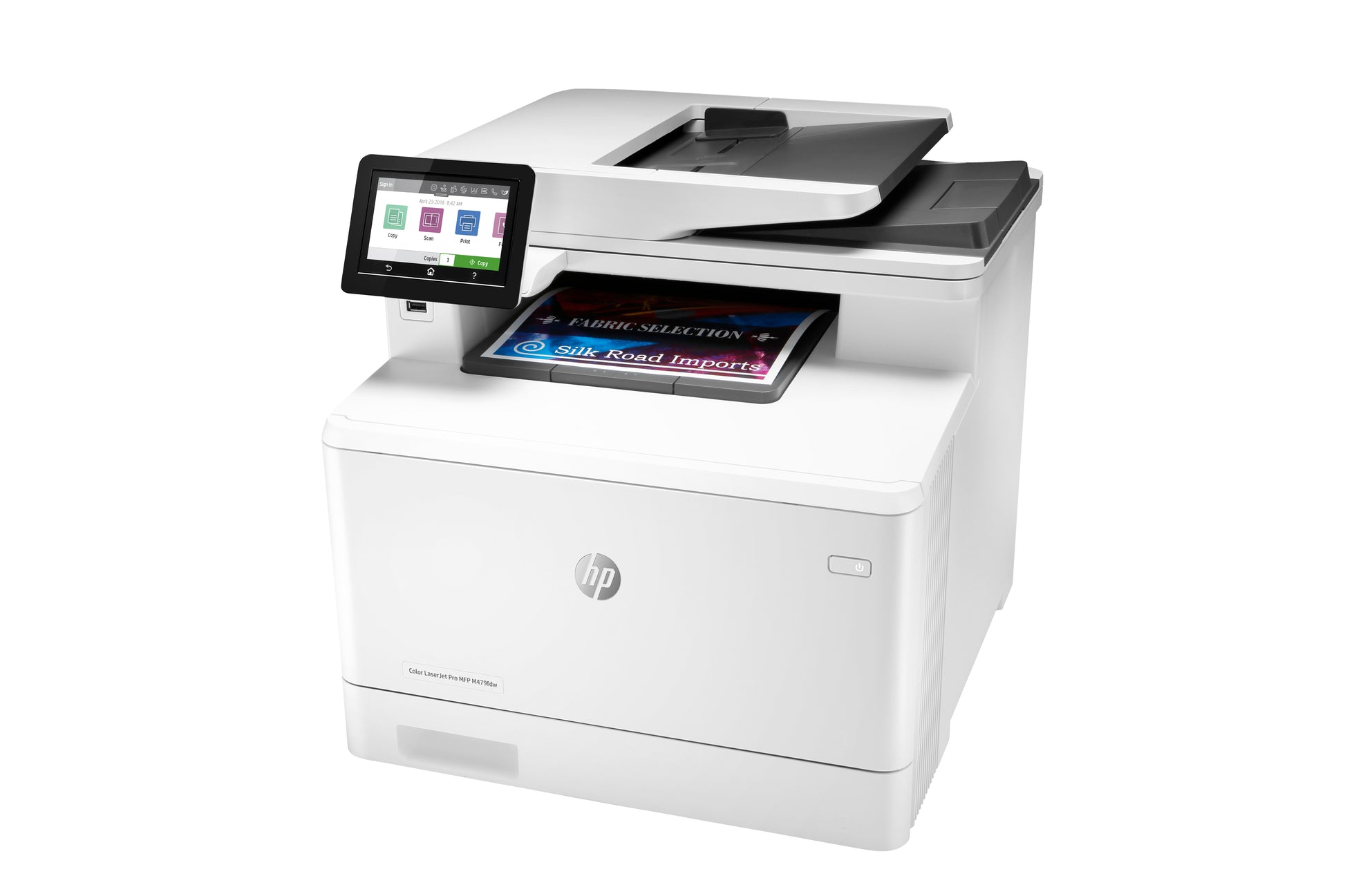 HP Laserjet Pro M479FDW – Farbiges Laser-MFP A4, 4-in-1 – USB/LAN/WLAN – Duplex, ADF, 50-Blatt ADF – 27 Seiten/Min. S/W