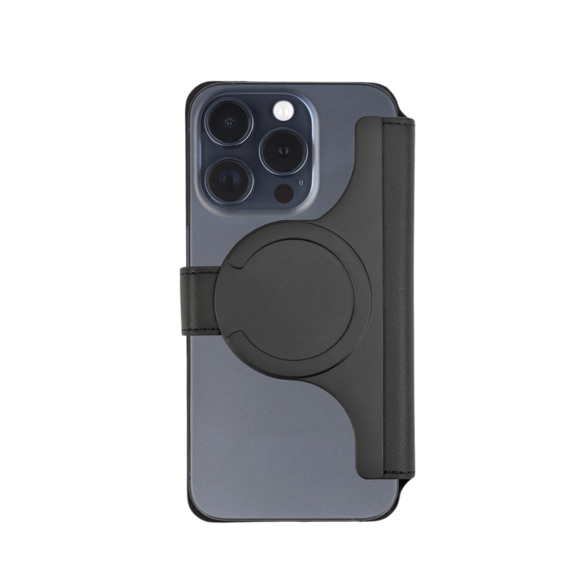 4smarts MagWallet CardCaddy L – Kartenhalter/Wallet – MagSafe – für iPhone (MagSafe) – Schwarz