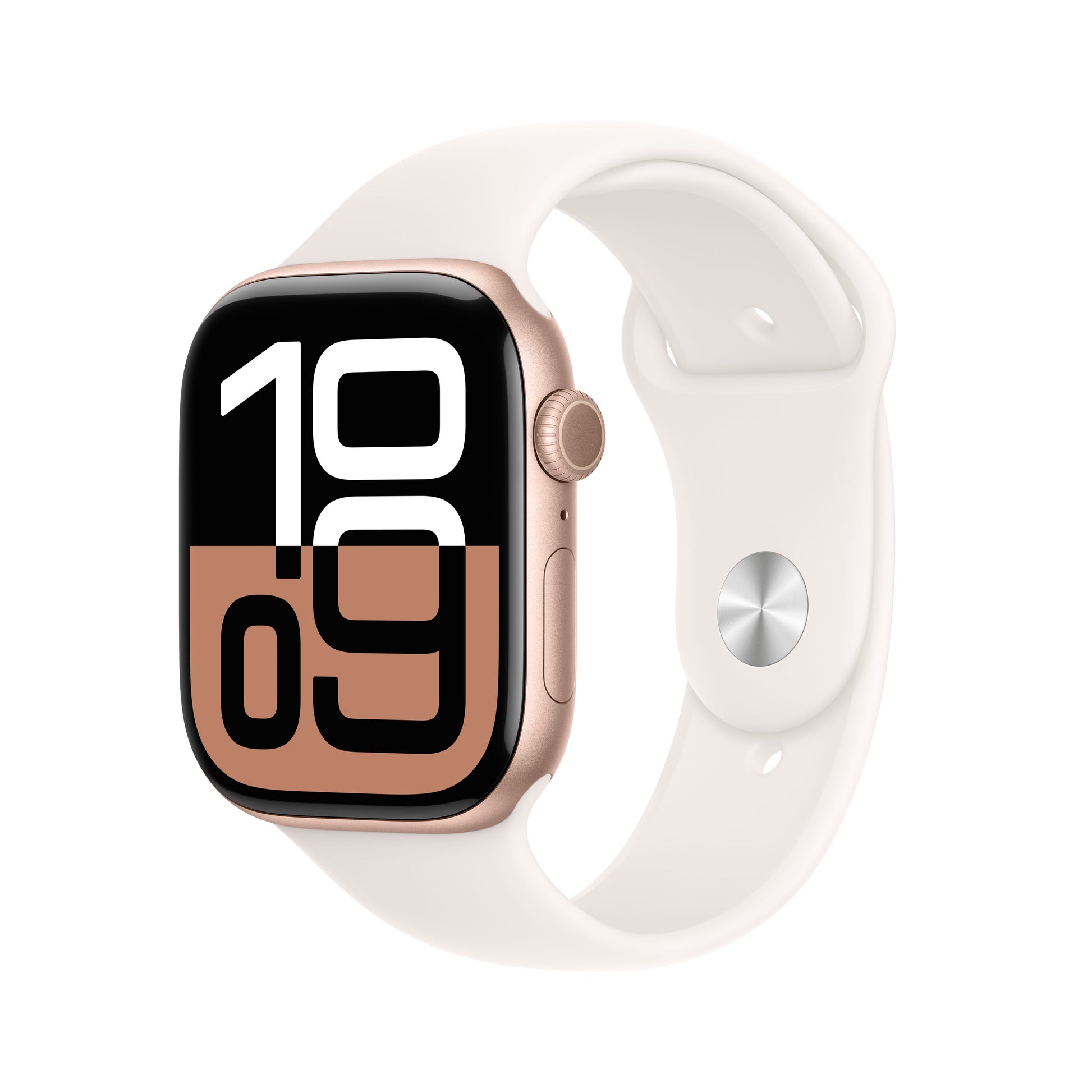 Apple Watch S10 – Smartwatch – 39 mm, LTE, 50 m, Roségold Aluminium, Light Blush Sportarmband M/L