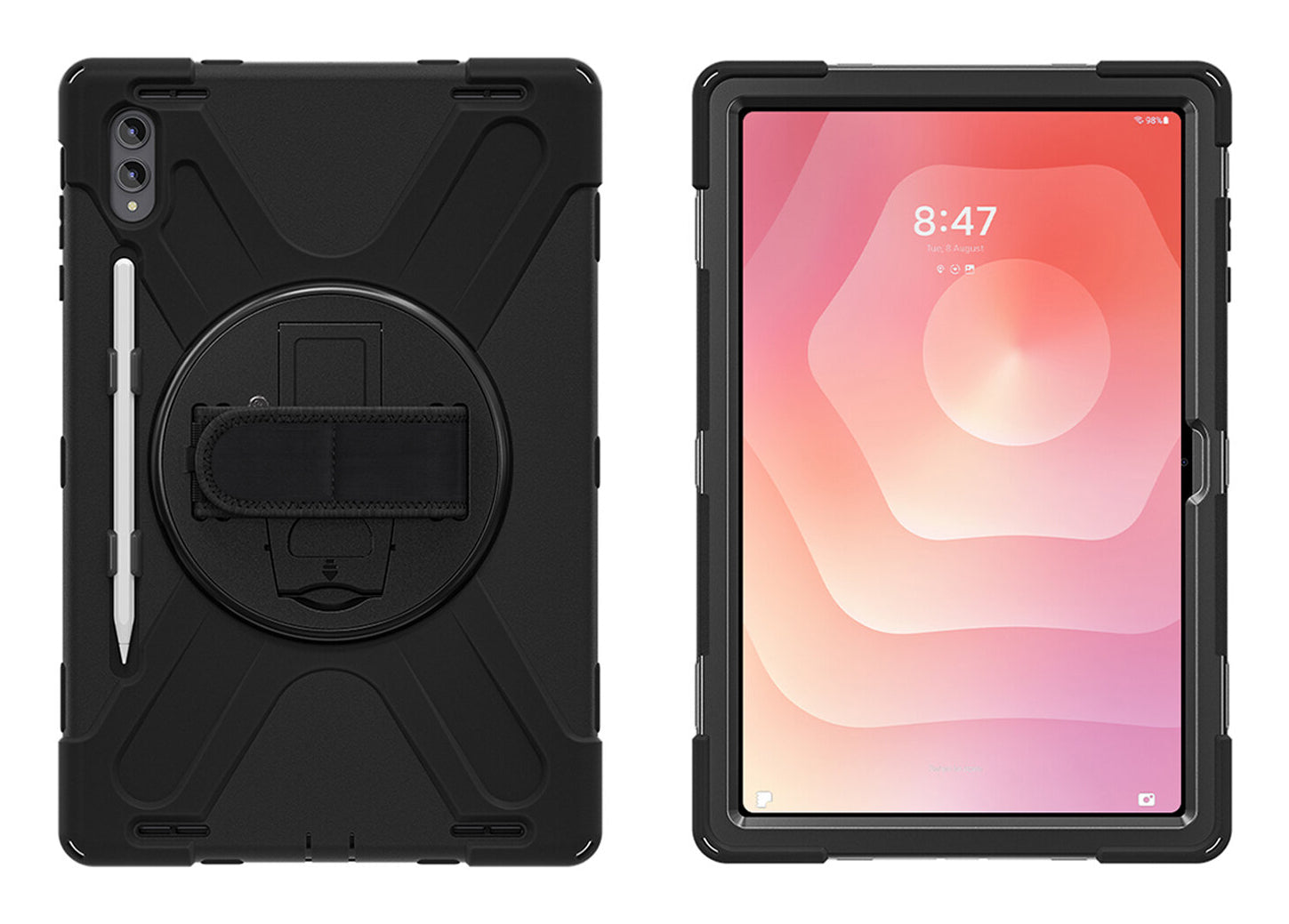 4SMARTS Tablet-Hülle für Samsung Galaxy Tab S11 Ultra 14,6" – Schwarz