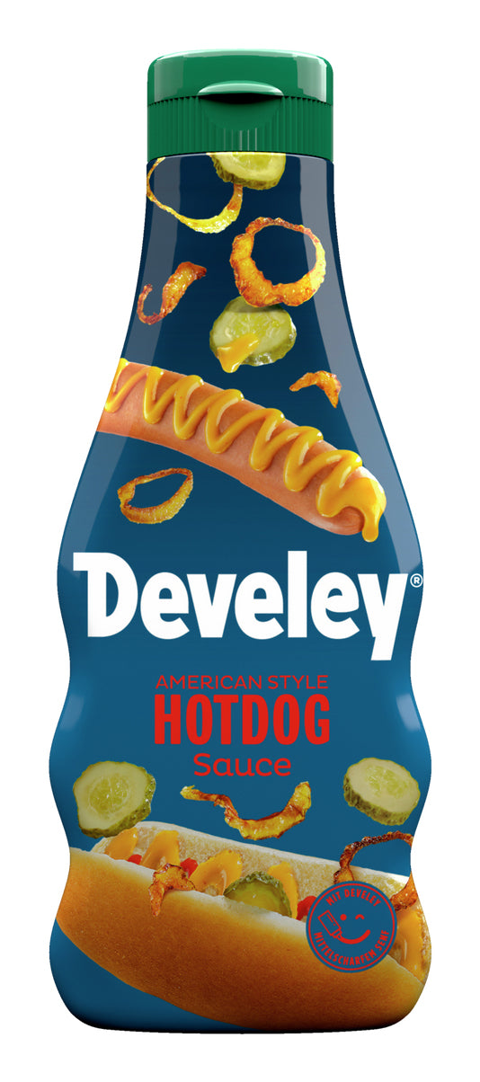 Develey Hot Dog Sauce American, vegetarisch – 250 ml
