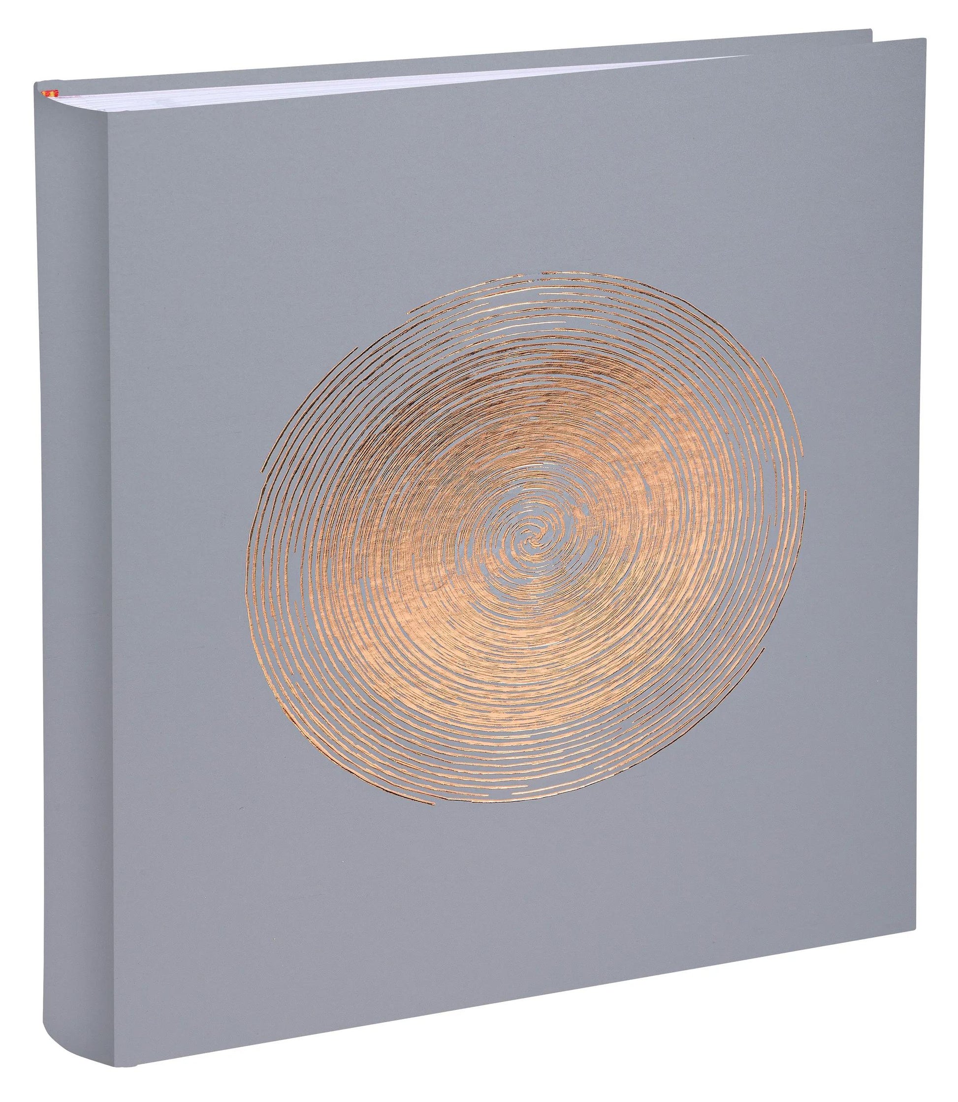 Exacompta Ellipse Fotoalbum – 29 × 32 cm, Hardcover, 60 Seiten, weisse Seiten, grau, für Fotos 10 × 15 cm