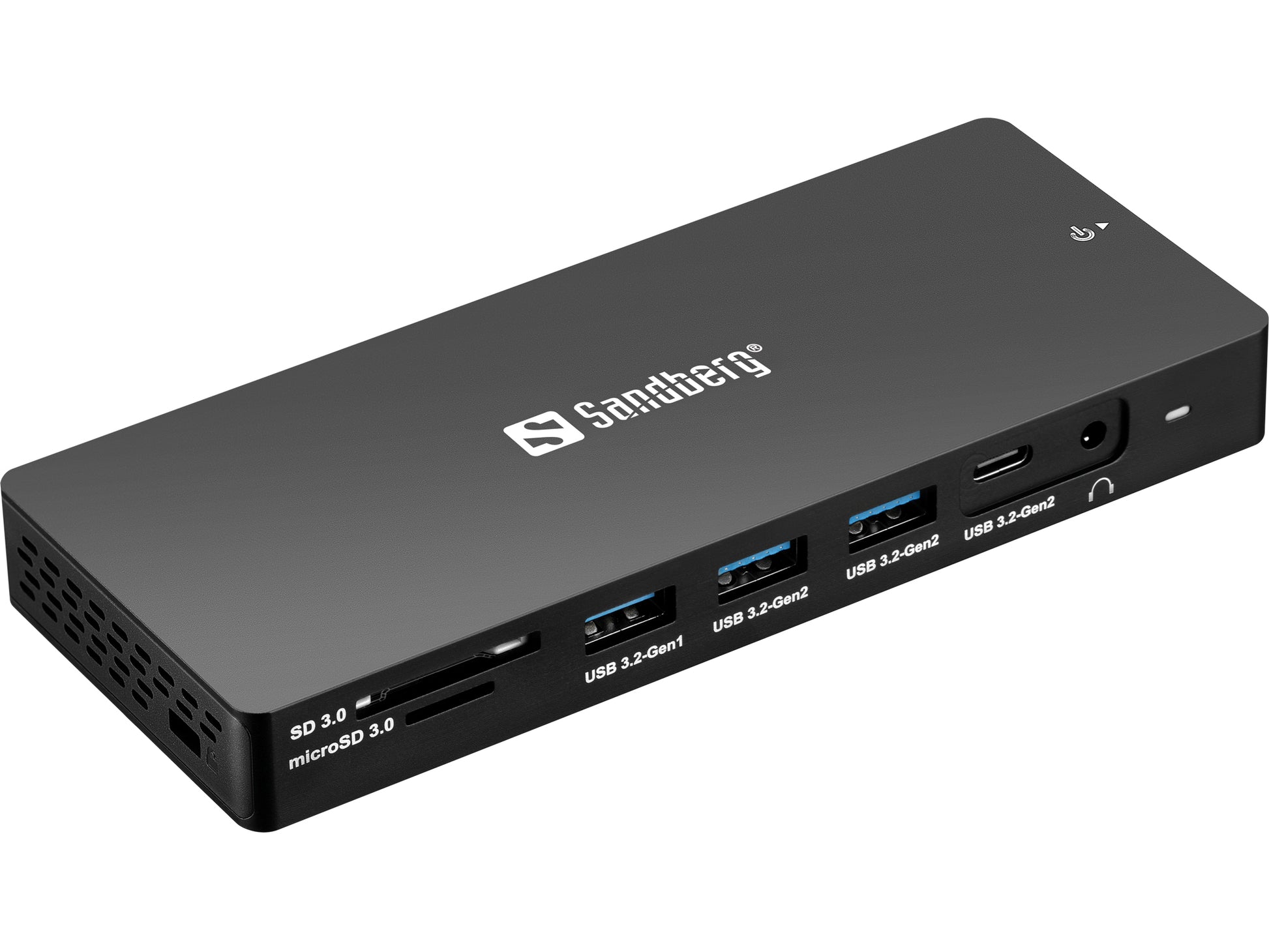 Sandberg 136-61 Dockingstation – USB-C, 1× DP, 2× HDMI, 3× USB-A, 1× USB-C, 100 W PD, GbE