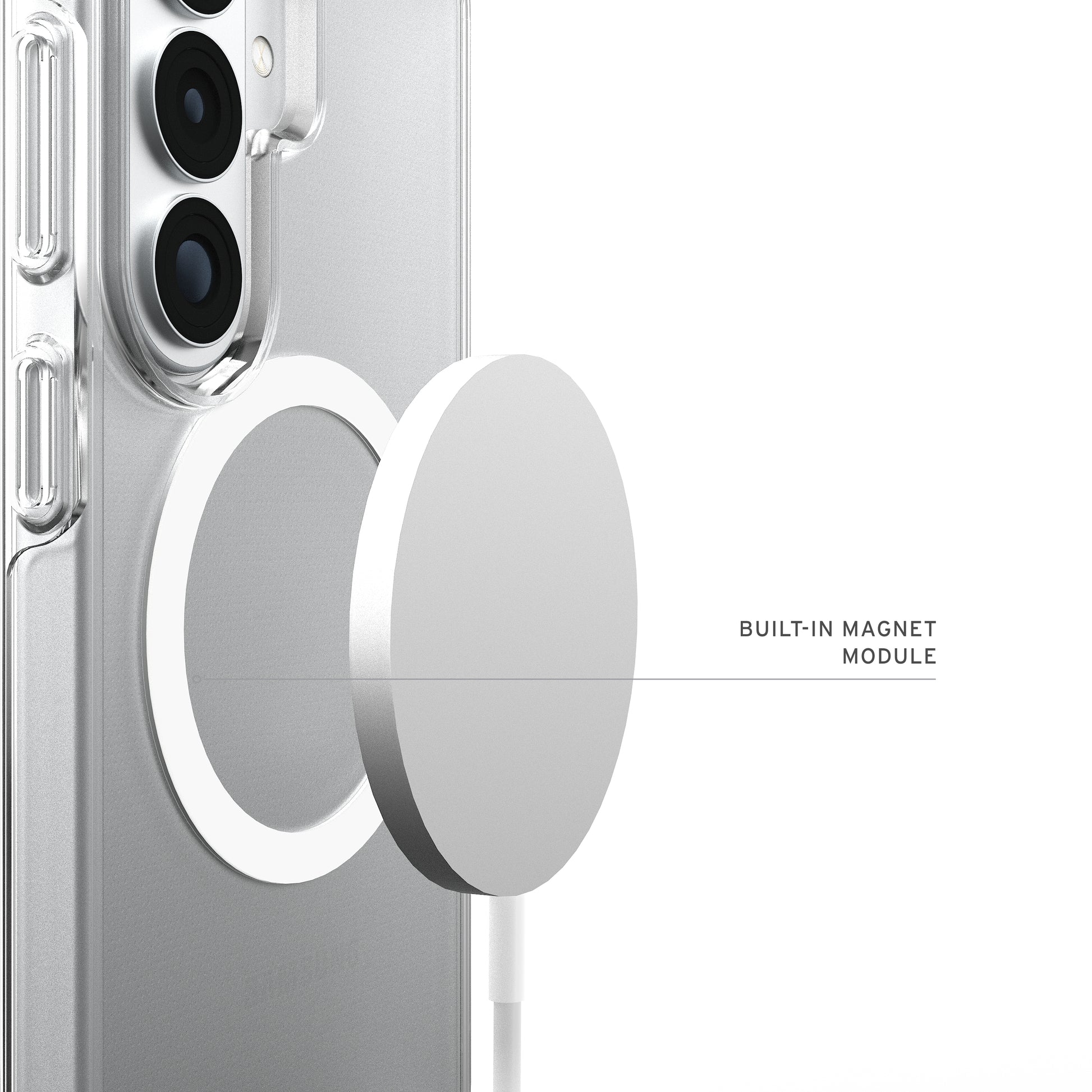 Urban Armor Gear UAG Scout Backcover – für Samsung Galaxy S26 – MagSafe, mit Ständer, PC, Transparent