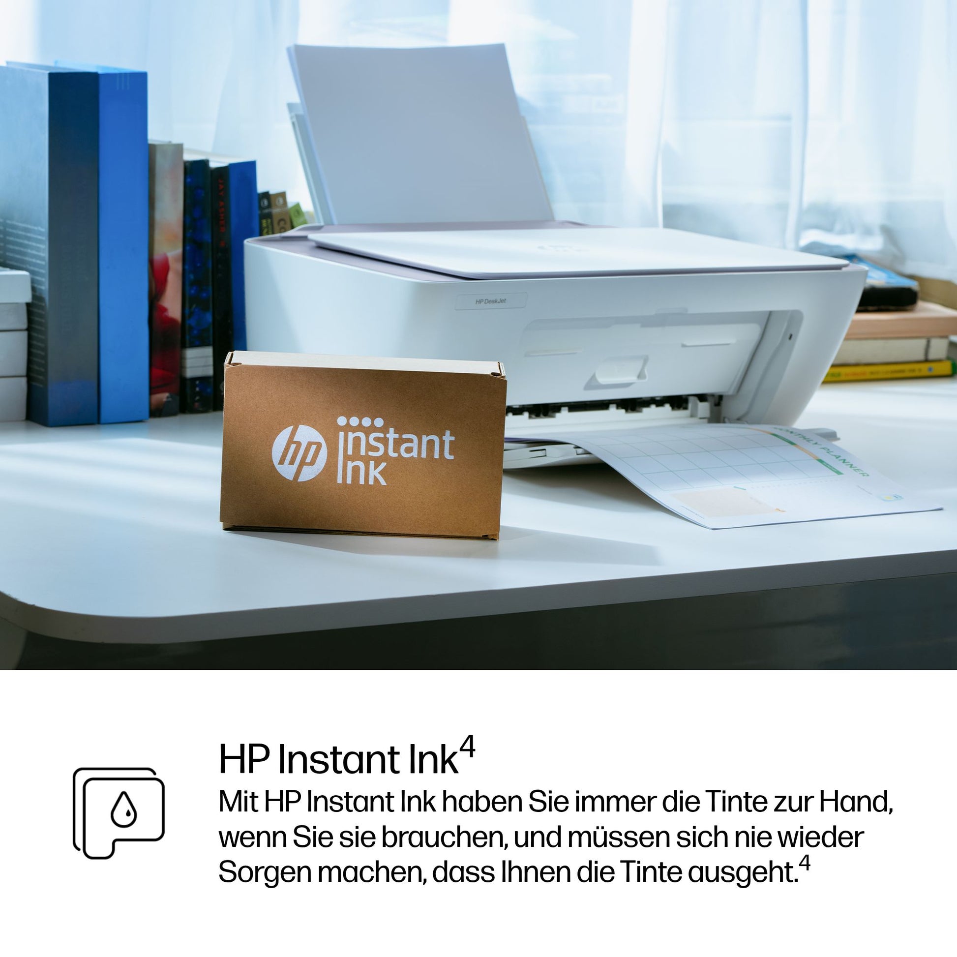 HP DeskJet 2922 All-in-One – Farbtintenstrahl-Multifunktionsdrucker, A4, 3-in-1, Duplex, WLAN, AirPrint