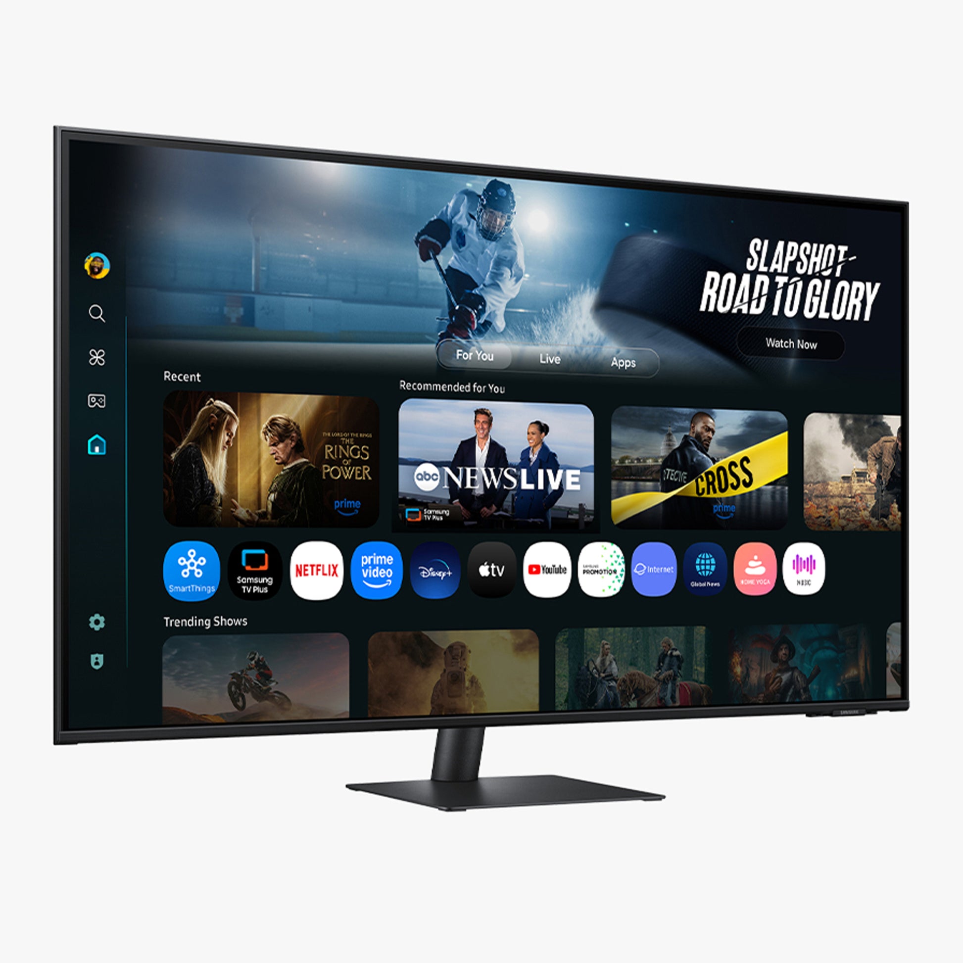 Samsung M70F – 43", 3840 × 2160 (4K), VA, USB-C 65 W, HDR10
