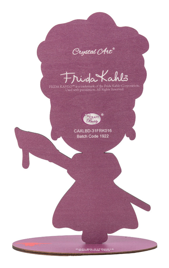 CRAFT Buddy Crystal Art XL Buddy – Diamond-Painting-Set – Frida Kahlo – 20 × 25 cm – ab 6 Jahren
