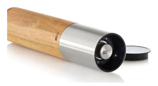 AdHoc Salz-/Pfeffermühle Ø 5,1 × 22 cm, Edelstahl/Akazie, Schwarz/Holz