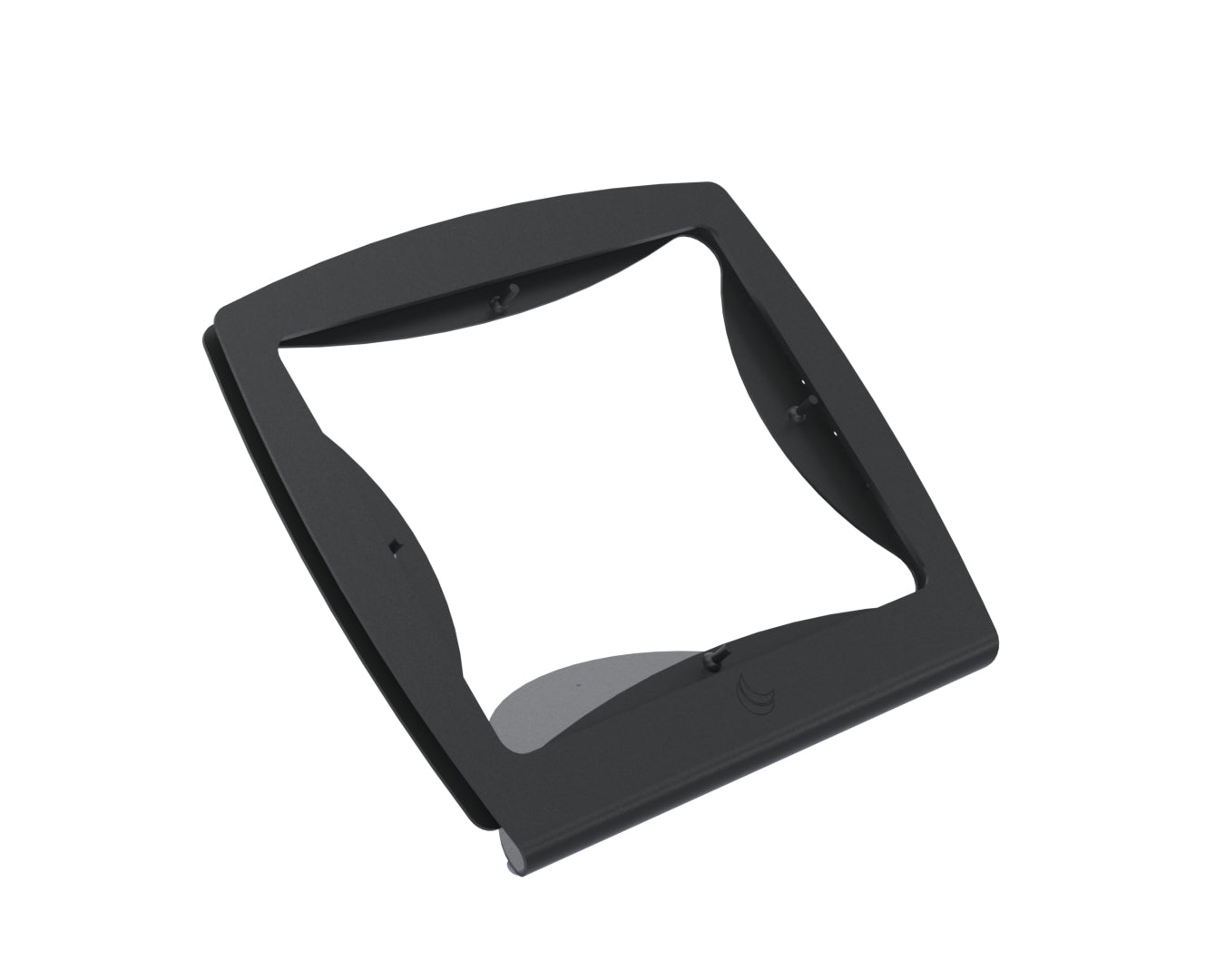 Ergonomic Solutions Tablet-Ständer – für iPad Pro 12,9" – abschliessbar, Kabelmanagement – schwarz