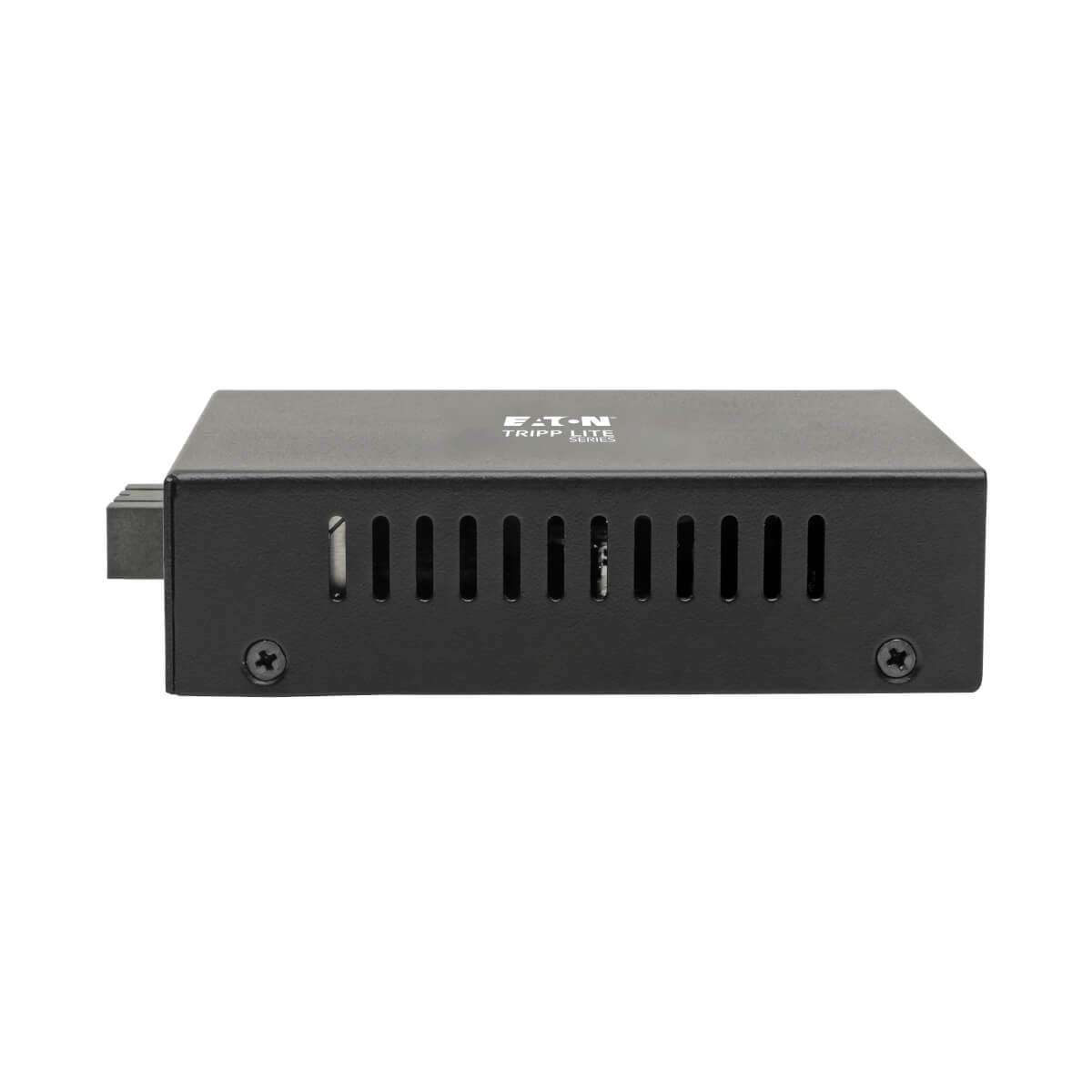 Tripp Lite N785-INT-PSCMM2 Medienkonverter SC zu RJ-45 – Gigabit, Multimode 1310 nm, 2 km, PoE+ (30 W) – Schwa