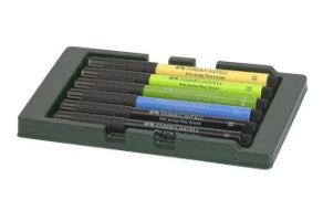 Faber-Castell PITT Artist Fineliner – 12er-Set – 0,4 mm – 12 Farben, sortiert – wasserfest